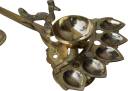 MMB Best Qualitey Poncho Pradeep Brass Hanging Diya  (Height: 4.4 inch)