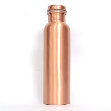 GUL & NAAZ Pure Copper Bottel Normal Design Leak Proof Water Bottle 1000 ML, Natural Water Bottle 1 Litre