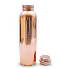 GUL & NAAZ Pure Copper Bottel Normal Design Leak Proof Water Bottle 1000 ML, Natural Water Bottle 1 Litre