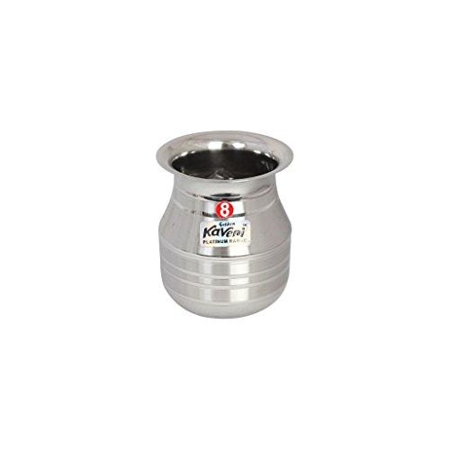 Kaveri VR820 Stainless Steel Water Storage Lota - 400 ml, 1 Pieces, Silver