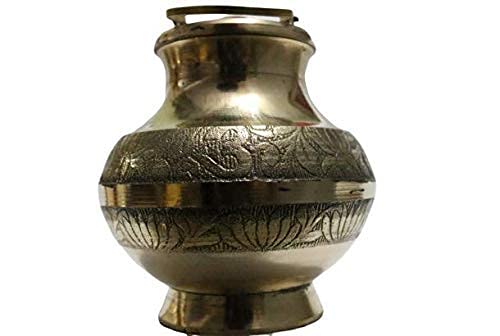 Brass Kamandalu for Temple/Pavitra Gangajal Kamandal lota Pack of-1