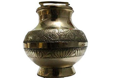 Brass Kamandalu for Temple/Pavitra Gangajal Kamandal lota Pack of-1