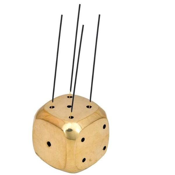 TORPPEZA Solid Brass Dice 6 Side Spot with Round Corner/Ludo Brass Dice for Game