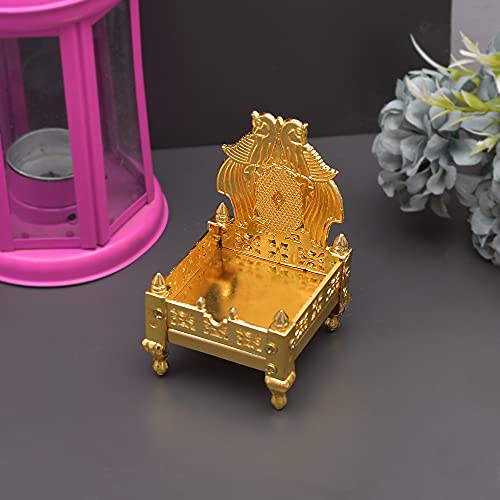 Yalambar Throne for God showpieces Idols and Figurines - Ideal for Diwali and Home navarathri Festival Pooja Room Decoration Gifts