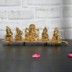 Yalambar Metal Statue,Krishna,Ganesh ji,ram Darbar,Murti Playing Flute for Temple Pooja,Decor Your Home,Office & Gift Your Relatives,Showpiece Figurines,Religious Idol,Gift Article-4