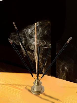 Solino Solino Brass Incense Holder Agarbatti Stand Incense Holder Incense Burner Brass Incense Holder  (Gold)