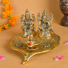 Great Art Metal Statue,Krishna,Ganesh ji,ram Darbar,Murti Playing Flute for Temple Pooja,Decor Your Home,Office & Gift Your Relatives,Showpiece Figurines,Religious Idol,Gift Article-3