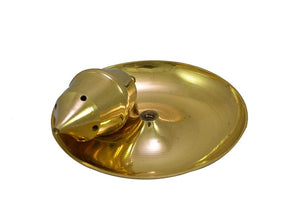 Amazingindia Online Brass Incense Holder (Height 8cm) / 5 Holes for Agarbatti Diwali Pooja Celebration Gift Stainless Steel Agarbatti Stand
