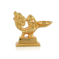 JAIPUR ACE Brass Peacock Table Diya, Peapcock Design Diya/Deepak for Home Pooja Puja Mandir Temple Decor