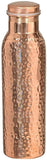 Ukal Copper Water Bottle 30 Oz Copper Bottle Water with Lid – Ayurvedic Copper Water Bottle – Copper Water Vessel - Drink More Water Bottle – Large -Leak Proof - Smooth Finish