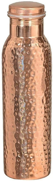 Ukal Copper Water Bottle 30 Oz Copper Bottle Water with Lid – Ayurvedic Copper Water Bottle – Copper Water Vessel - Drink More Water Bottle – Large -Leak Proof - Smooth Finish
