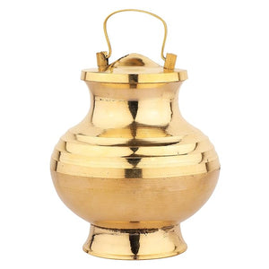 Brass Gangajali Lota Kalash (Golden, 4 Inch, 250 ml)