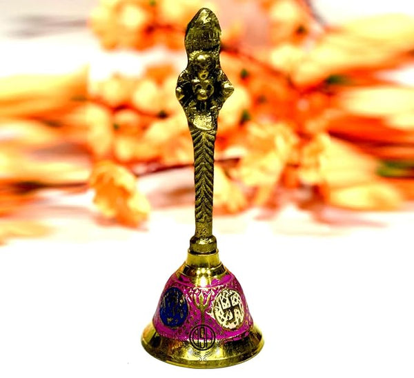 DSH Brass Decorative Bell for Home Mandir Temple Living Room Decoration Pooja Decorative Items