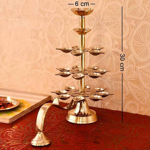 Brass 4 Step Aarti Brass Deep (12 Inches)