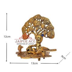 JAIPUR ACE God Idols in Brass Like Metal for Home Decor and Decorative Gift Gold (Bal Krishna)