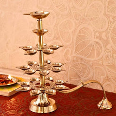 Brass 4 Step Aarti Brass Deep (12 Inches)