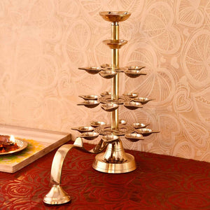 Brass 4 Step Aarti Brass Deep (12 Inches)