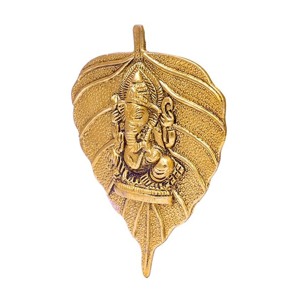 Kwizy Home Decorative Ganesh Metal Wall Hanging - Standard, Multicolour