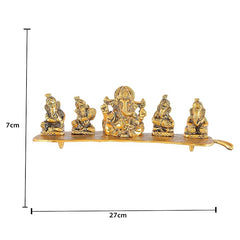 Yalambar Metal Statue,Krishna,Ganesh ji,ram Darbar,Murti Playing Flute for Temple Pooja,Decor Your Home,Office & Gift Your Relatives,Showpiece Figurines,Religious Idol,Gift Article-4
