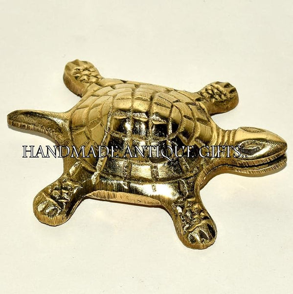 Brass Turtle/Tortoise Paperweight Figurine