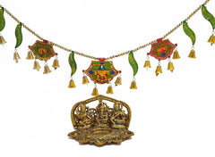 Click to open expanded view      Nirmal Handicraft Laxmi Ganesh Saraswati Idol and Toran Free - Lakshmi Ganesh Murti Diwali Home Decoration Items Lakshmi Ganesh for Diwali puja Laxmi Ganesha Murti and Bandarwal (Toran) Free