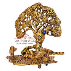 JAIPUR ACE God Idols in Brass Like Metal for Home Decor and Decorative Gift Gold (Bal Krishna)
