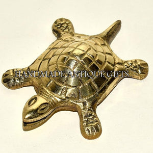 Brass Turtle/Tortoise Paperweight Figurine