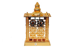 KDT Gold Plated Aluminium Lakshmi Ganesh Idol Murti Temple for Pooja | Maa Laxmi Ganesh Handmade Statue Laxmi MATA, Ganesh Ji Murti for Diwali Pooja Lord Ganesha Laxmi