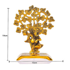 Yalambar Brass Ganapathi showpieces Idols and Figurines - Ideal for Diwali and navarathri Festival Pooja Room Decoration Gifts