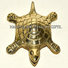 Brass Turtle/Tortoise Paperweight Figurine