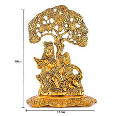 Yalambar Metal Statue,Krishna,Ganesh ji,ram Darbar,Murti Playing Flute for Temple Pooja,Decor Your Home,Office & Gift Your Relatives,Showpiece Figurines,Religious Idol,Gift Article-1