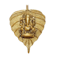 Kwizy Home Decorative Ganesh Metal Wall Hanging - Standard, Multicolour