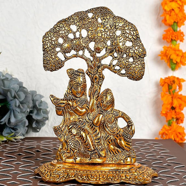 Yalambar Metal Statue,Krishna,Ganesh ji,ram Darbar,Murti Playing Flute for Temple Pooja,Decor Your Home,Office & Gift Your Relatives,Showpiece Figurines,Religious Idol,Gift Article-1