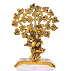 Yalambar Brass Ganapathi showpieces Idols and Figurines - Ideal for Diwali and navarathri Festival Pooja Room Decoration Gifts