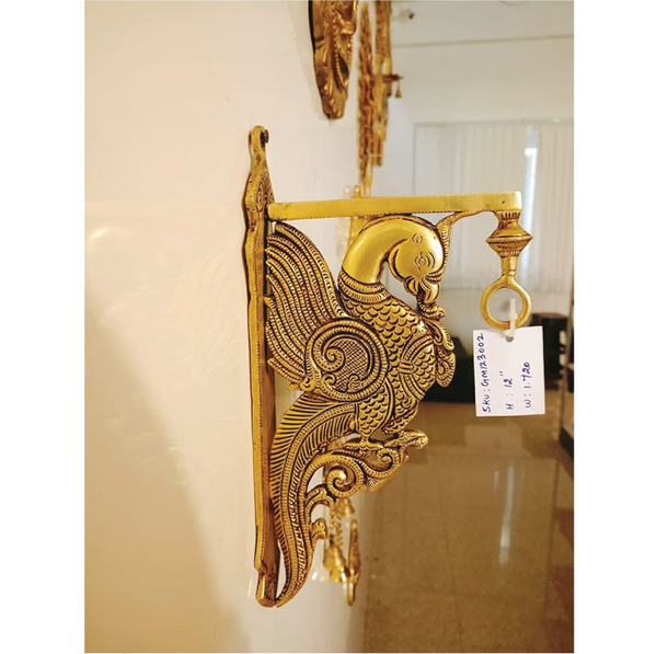 VGOCART Brass Peacock Wall Mount 12.5"