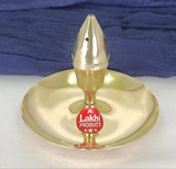 Polished Round Brass Agardan Incense Holder, For PUJA/GIFTING