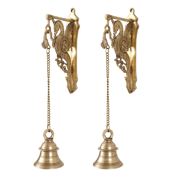 Brass Peacock Wall Hanger (Single)