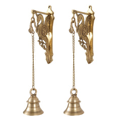Brass Peacock Wall Hanger (Single)