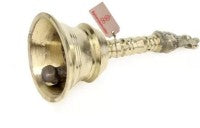 Spherulemuster Nandi Face (16x7.8 cm) Brass Pooja Bell  (Gold, Pack of 1)