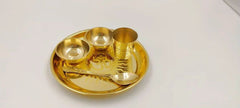 Brass Laddu Gopal Set, Laddu Gopal Food Bowl, Laddu Gopal Thali, For Worship