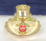 Polished Round Brass Agardan Incense Holder, For PUJA/GIFTING