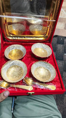 Silver Bowl Set, For Decorative And Gifting Purpose